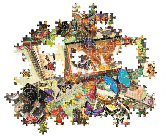 The Butterfly Collector 500 Piece Jigsaw Puzzle by Clementoni Puzzles - 3