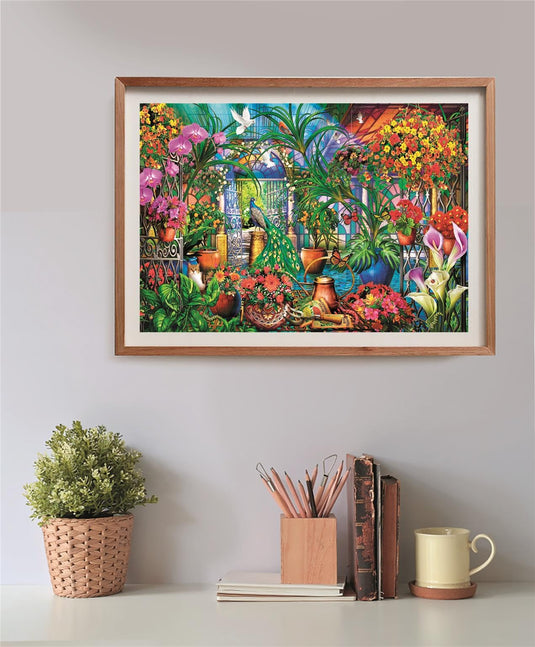 The Greenhouse Caretakers 500 Piece Jigsaw Puzzle by Clementoni Puzzles - 4