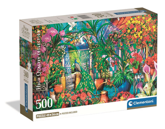 The Greenhouse Caretakers 500 Piece Jigsaw Puzzle by Clementoni Puzzles - 1