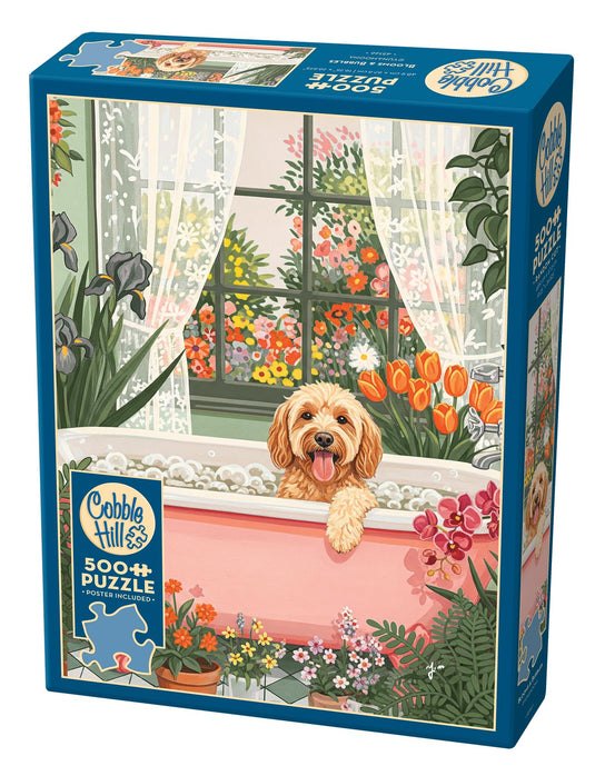 Bloom and Bubbles 500 Piece Jigsaw Puzzle by Cobble Hill - 2