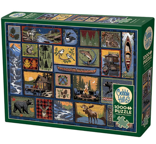 Woodcraft 1000 Piece Jigsaw Puzzle by Cobble Hill - 1