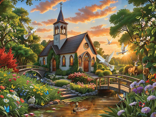Warm Welcome 275 Piece Jigsaw Puzzle by Cobble Hill - 2