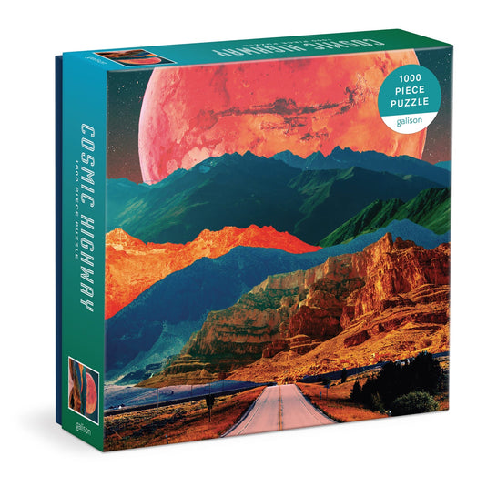 Cosmic Highway 1000 Piece Jigsaw Puzzle by Galison - 1