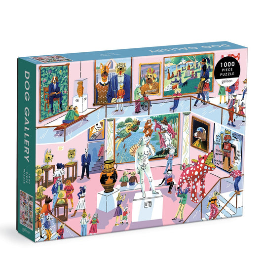 Dog Gallery 1000 Piece Jigsaw Puzzle by Galison - 1