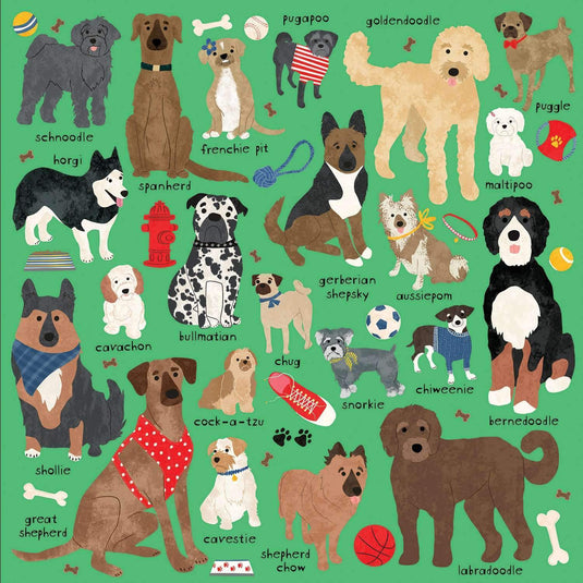 Doodle Dog And Other Mixed Breeds 500 Piece Family Puzzle by Galison - 2