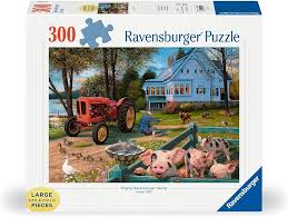 Country Life 300 Piece Jigsaw Puzzle by Ravensburger - 1