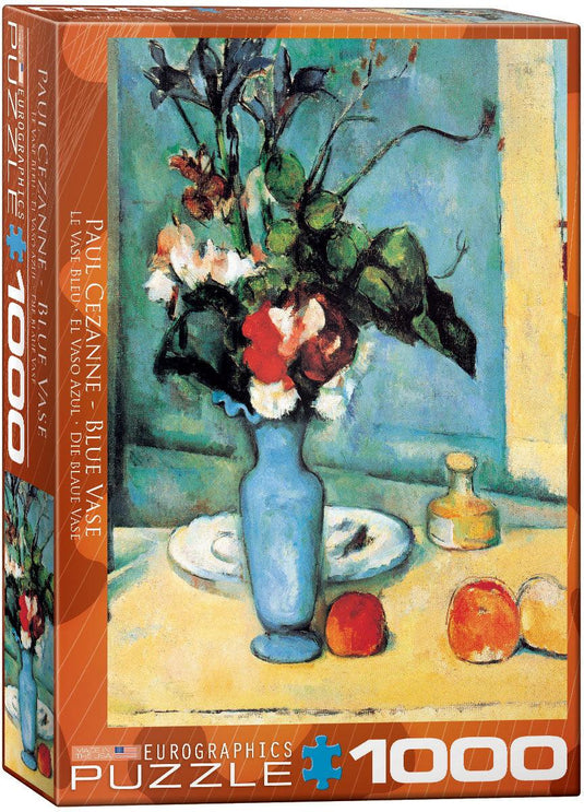 Blue Vase by Paul Cezanne 1000 Piece Jigsaw Puzzle by Eurographics - 1