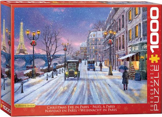 Christmas Eve in Paris 1000 Piece Jigsaw Puzzle by Eurographics - 1