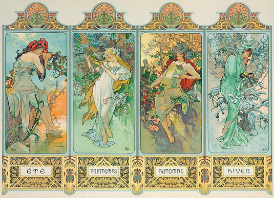The Four Seasons 1000 Piece Jigsaw Puzzle by Eurographics - 2