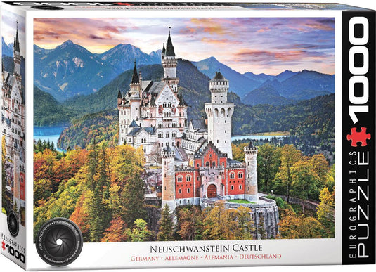 Neuschwanstein Castle 1000 Piece Jigsaw Puzzle by Eurographics - 1