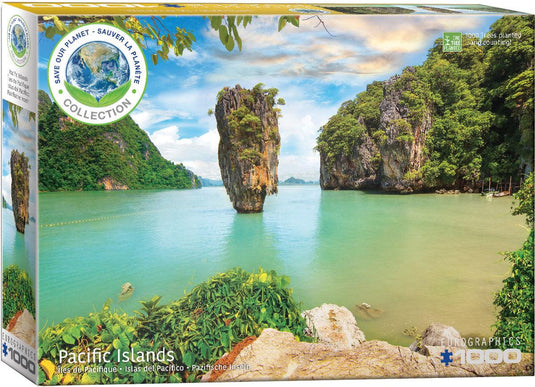 Pacific Islands 1000 Piece Jigsaw Puzzle by Eurographics - 1