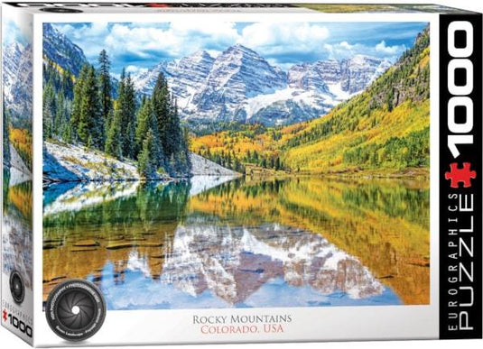 Rocky Mountains 1000 Piece Jigsaw Puzzle by Eurographics - 1
