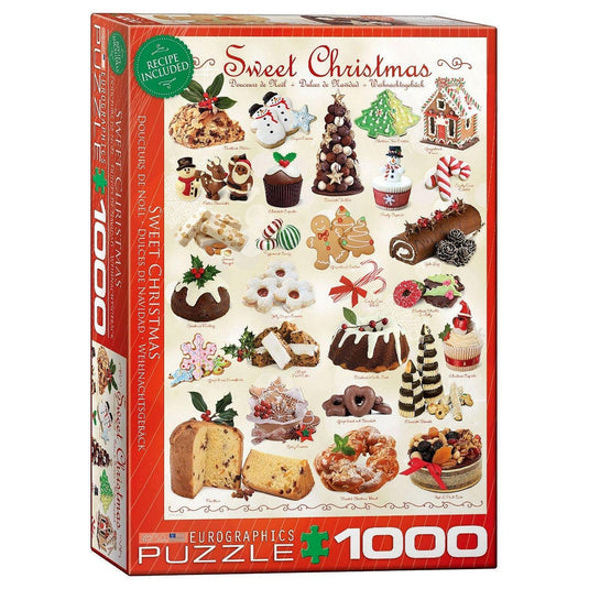 Sweet Christmas 1000 Piece Jigsaw Puzzle by Eurographics - 1