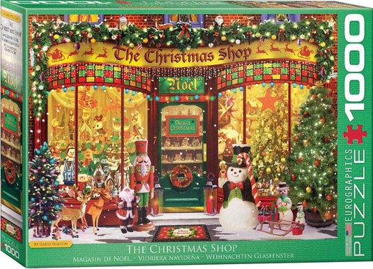 The Christmas Shop 1000 Piece Jigsaw Puzzle by Eurographics - 1