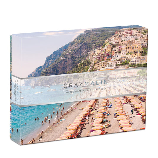 The Italy Double-Sided 500 Piece Jigsaw Puzzle by Galison - 1