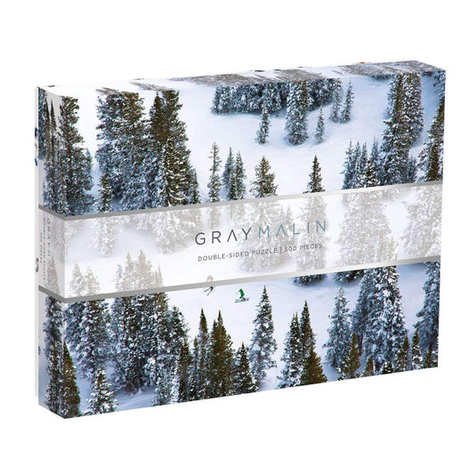 The Snow Double-Sided 500 Piece Jigsaw Puzzle by Galison - 1