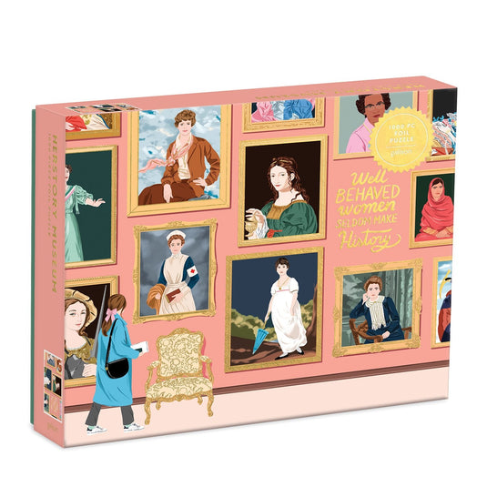 Herstory Museum 1000 Piece Jigsaw Puzzle by Galison - 1