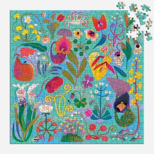 Hungry Plants 500 Piece Family Puzzle by Galison - 3