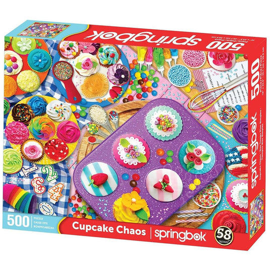 Cupcake Chaos 500 Piece Jigsaw Puzzle by Springbok - 1