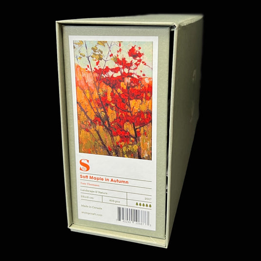 Soft Maple in Autumn by Tom Thomson 409 Piece Wooden Jigsaw Puzzle by Stumpcraft