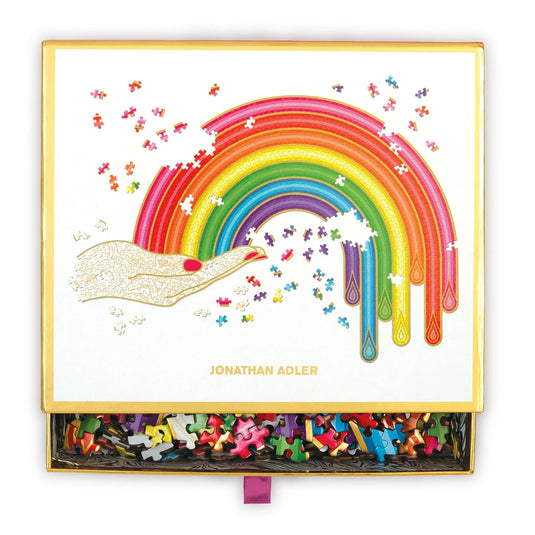 Rainbow Hand 750 Piece Jigsaw Puzzle by Galison