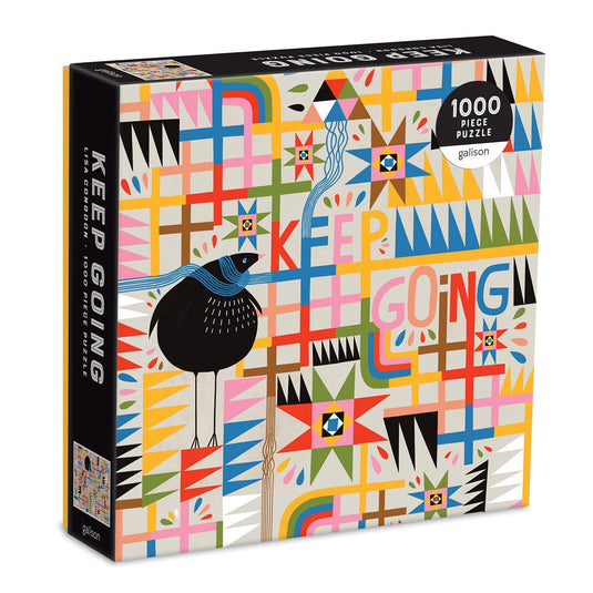 Keep Going 1000 Piece Jigsaw Puzzle by Galison - 1