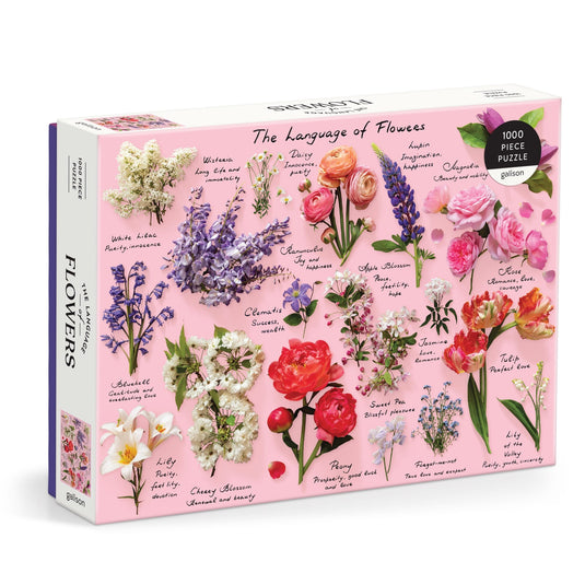 Language of Flowers 1000 Piece Jigsaw Puzzle by Galison - 1