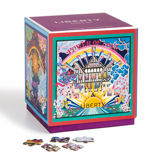 Power of Love Set of 4x 200 Piece Jigsaw Puzzles by Galison - 1