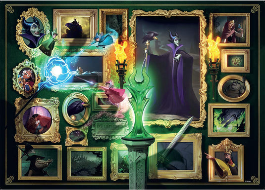 Disney Villainous: Maleficent 1000 Piece Jigsaw Puzzle by Ravensburger - 1