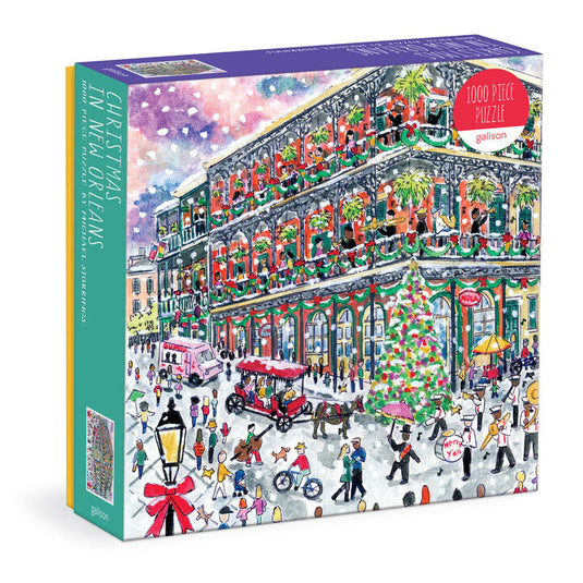 Christmas in New Orleans 1000 Piece Jigsaw Puzzle by Galison - 1