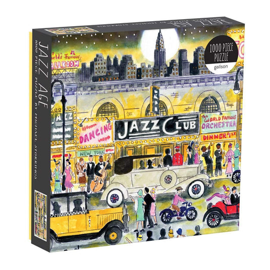 Jazz Age 1000 Piece Jigsaw Puzzle by Galison - 1
