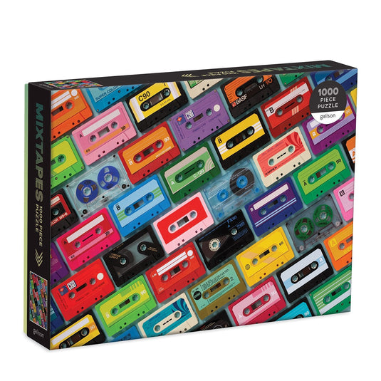 Mixtapes 1000 Piece Jigsaw Puzzle by Galison - 1
