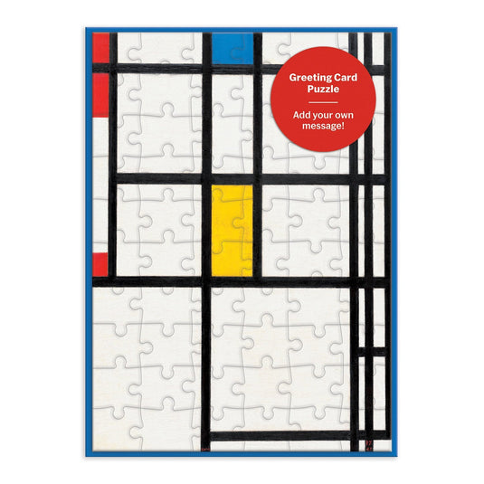 Mondrian 60 Piece Jigsaw Puzzle by Galison - 1
