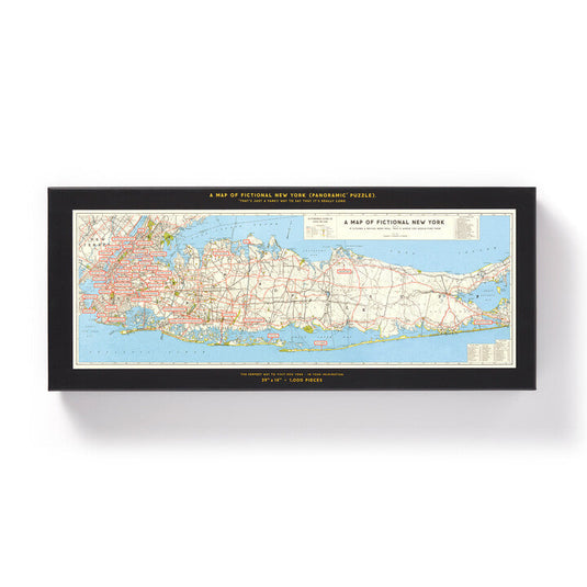 NYC Map 1000 Piece Jigsaw Puzzle by Galison - 1
