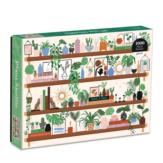 Plant Shelfie 1000 Piece Jigsaw Puzzle by Galison - 1