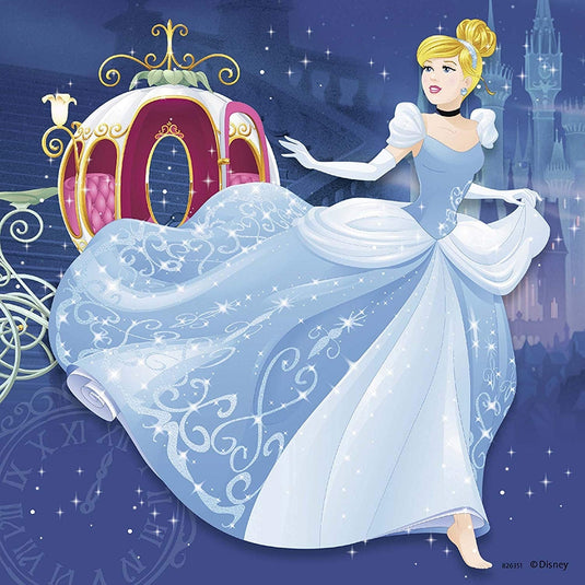 Disney Princess: Princess Adventure 3x 49 Piece Jigsaw Puzzle by Ravensburger - 2