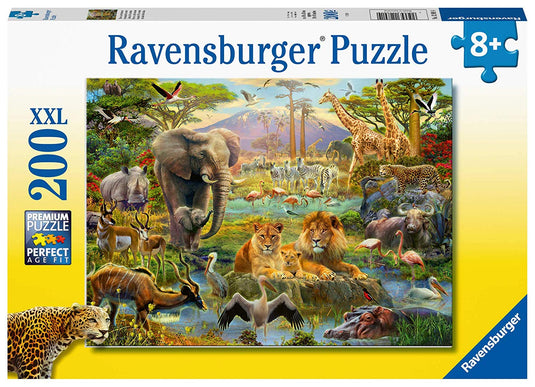 Animals Of The Savanna 200 Piece XXL Jigsaw Puzzle by Ravensburger - 2