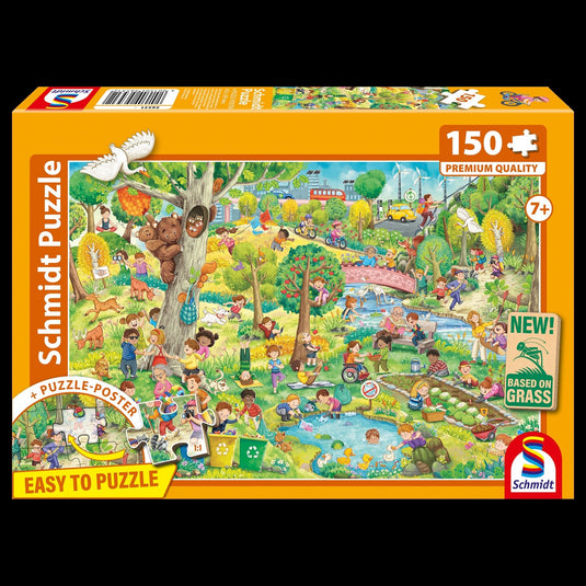 Happy Planet 150 Piece Jigsaw Puzzle by Schmidt Puzzle - 1