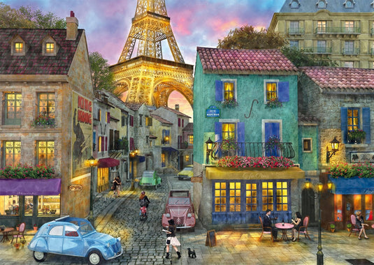 Streets Of Paris 1000 Piece Jigsaw Puzzle by Schmidt Puzzle - 3
