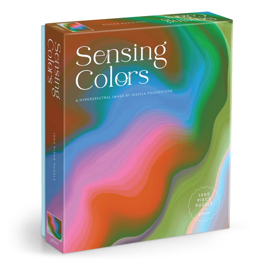 Sensing Colors 1000 Piece Jigsaw Puzzle by Galison - 1