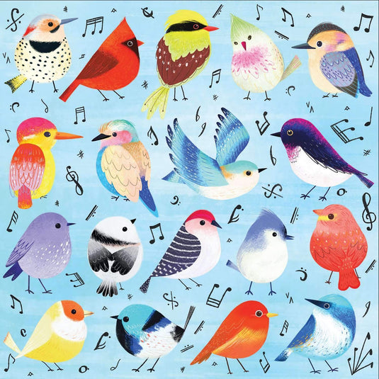 Songbirds 500 Piece Family Puzzle by Galison - 2