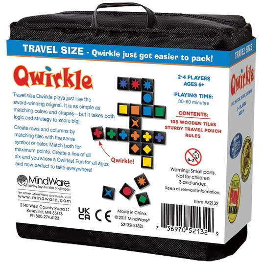 Travel Qwirkle Board Game by MindWare