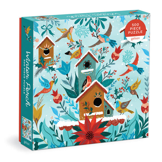Winter Perch 500 Piece Jigsaw Puzzle by Galison - 1