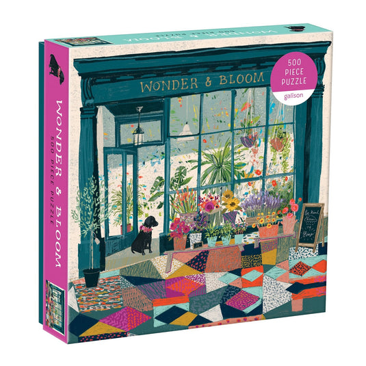 Wonder & Bloom 500 Piece Jigsaw Puzzle by Galison - 1