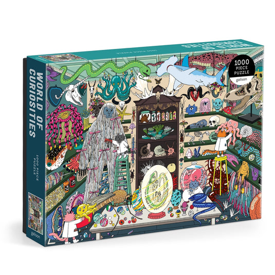 World of Curiosities 1000 Piece Jigsaw Puzzle by Galison - 1