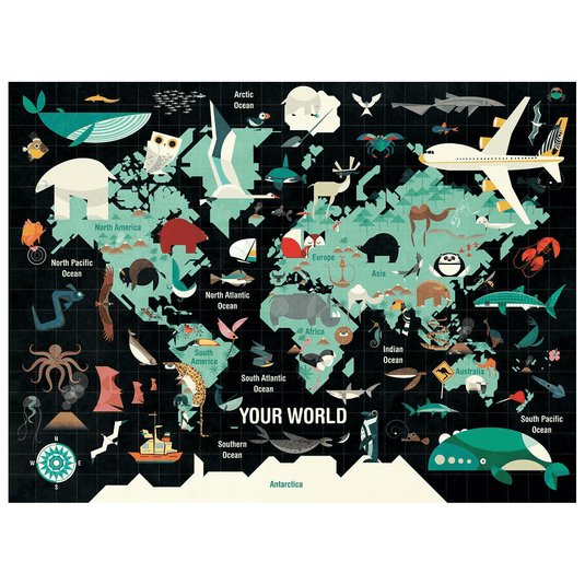 Your World 1000 Piece Family Puzzle by Galison - 2