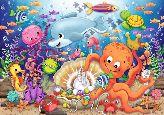 Fishie's Fortune 24 Piece Floor Puzzle by Ravensburger - 2