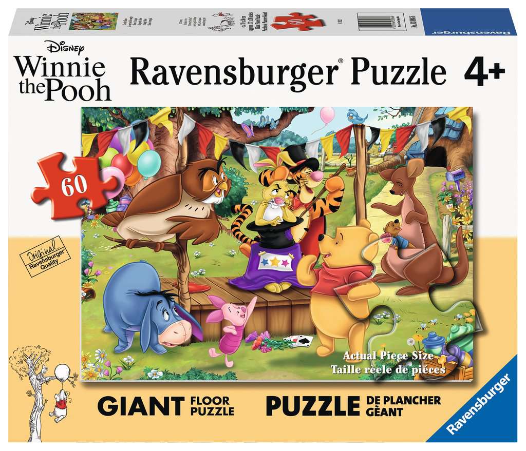 Pooh Magic Show 60 Piece Floor Puzzle by Ravensburger