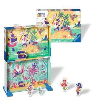 Puzzle & Play: Pirate Adventure 2x24 Piece Puzzle by Ravensburger