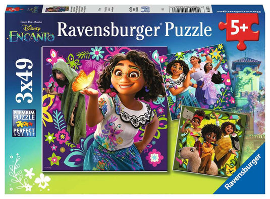 Encanto 3x49 Piece Puzzle by Ravensburger - 1